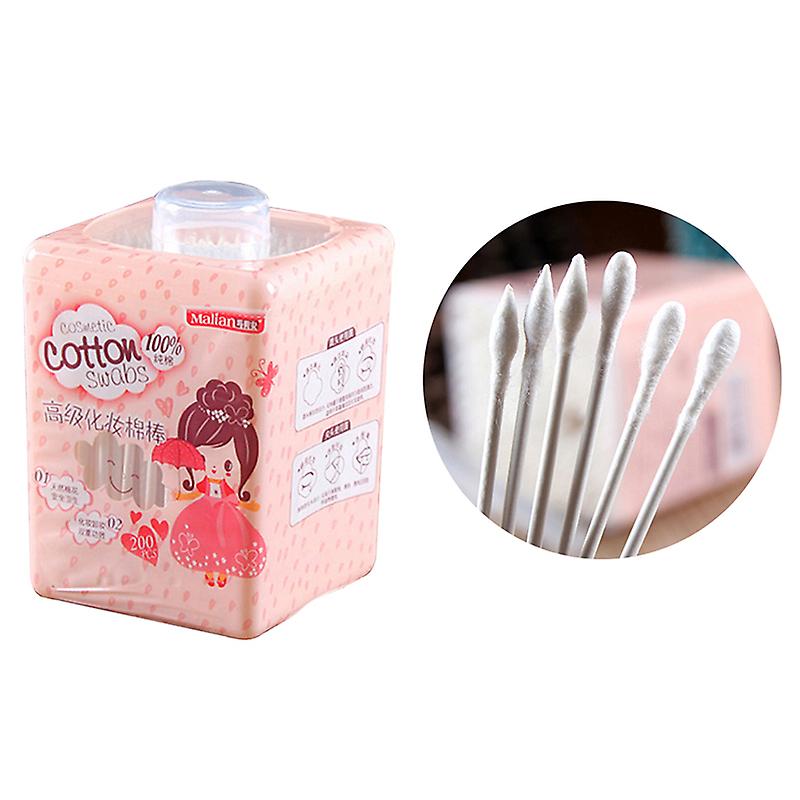 200pcs Medical Cotton Swabs Applicator Swab Q-tip Sturdy Long Handle Makeup New