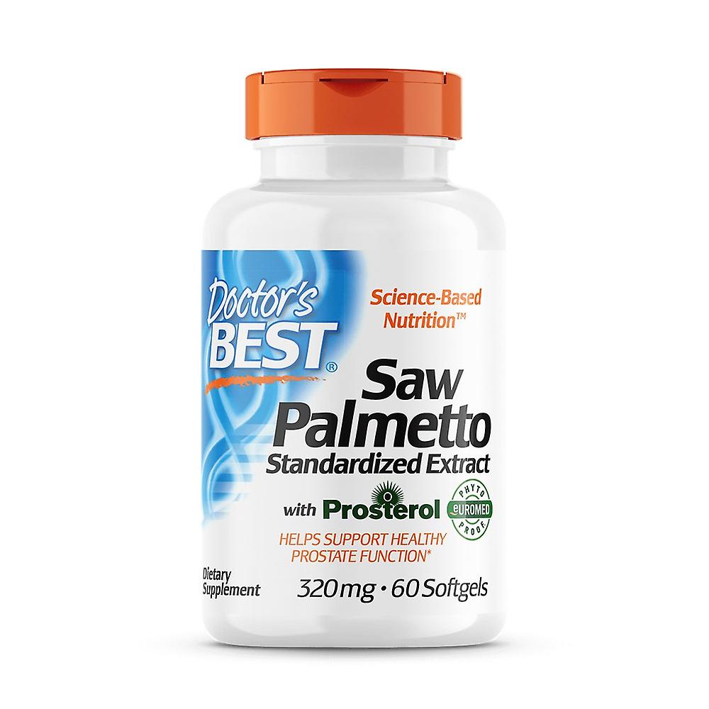 Doctor's Best Saw Palmetto Berries standardized extract 60 capsules BI3449