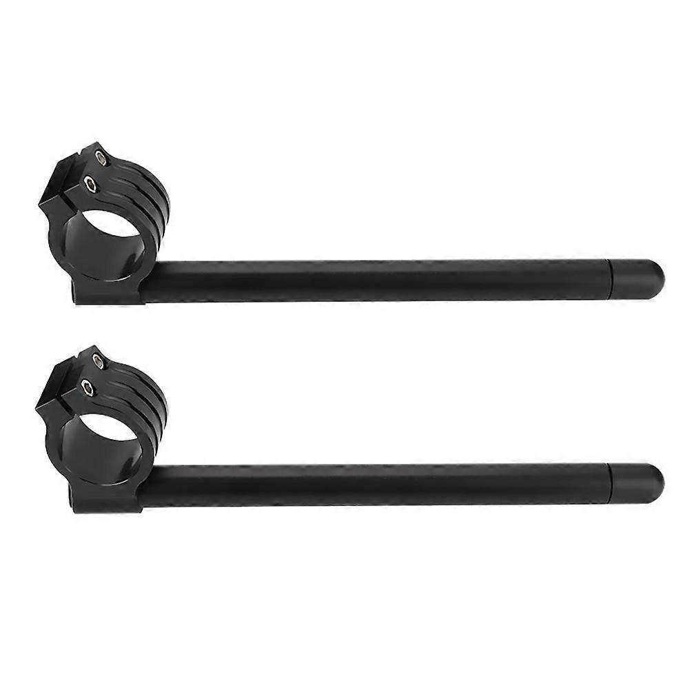 1Pair Universal 41mm Motorcycle CNC Separate Handle Bar Adjustable Clip on Handlebar