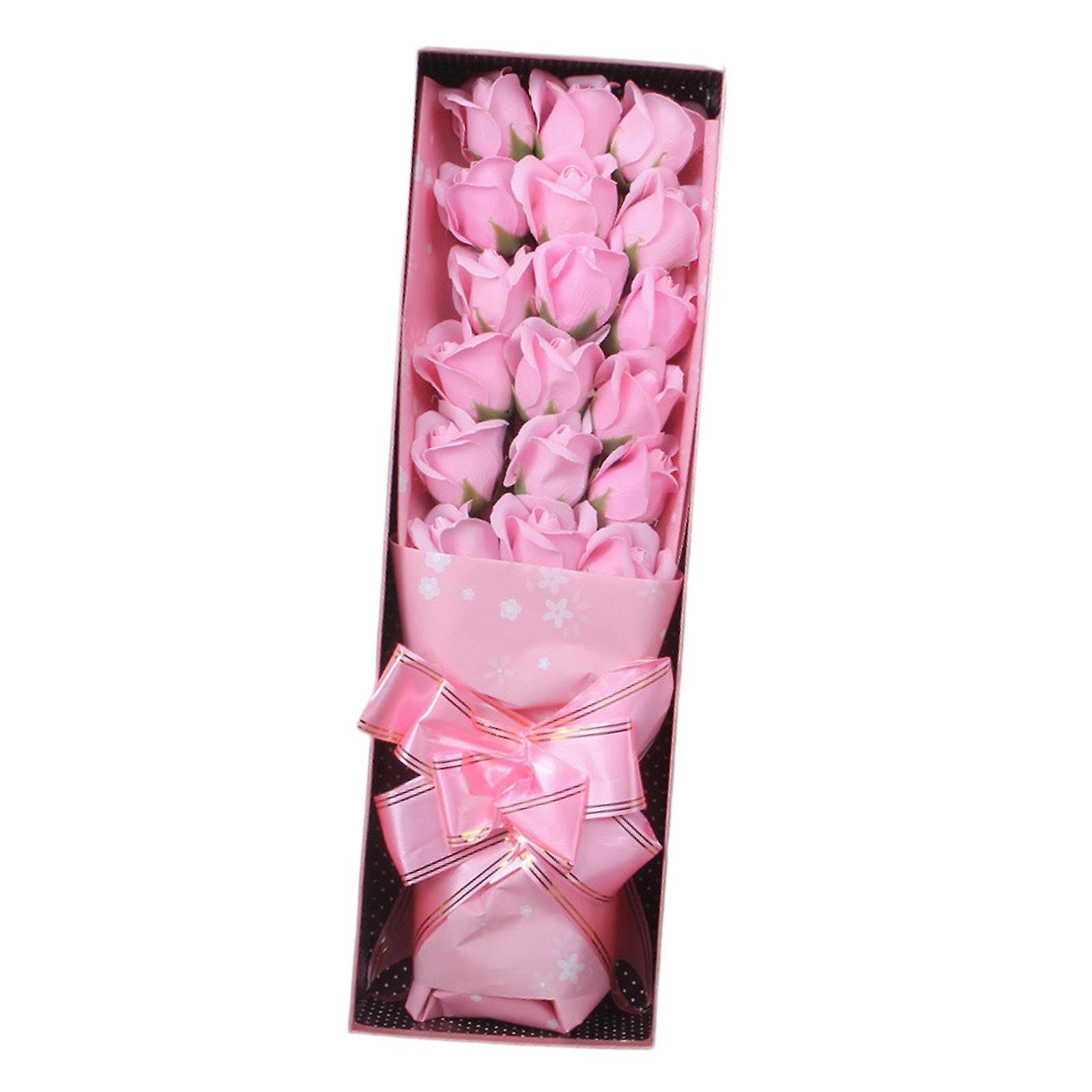 Buchet de flori Mama Flori artificiale pentru Ziua Îndrăgostiților Raft Ziua Mamei albastru cu alb