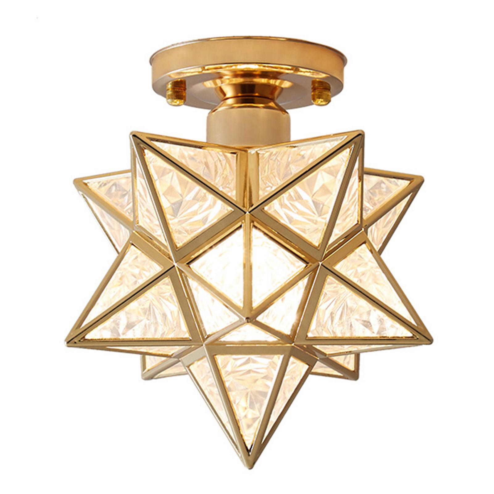 Ceiling Lamp Five-pointed Star Ceiling Light Hallway Aisle Balcony Small Lamps Iron Art Lamp