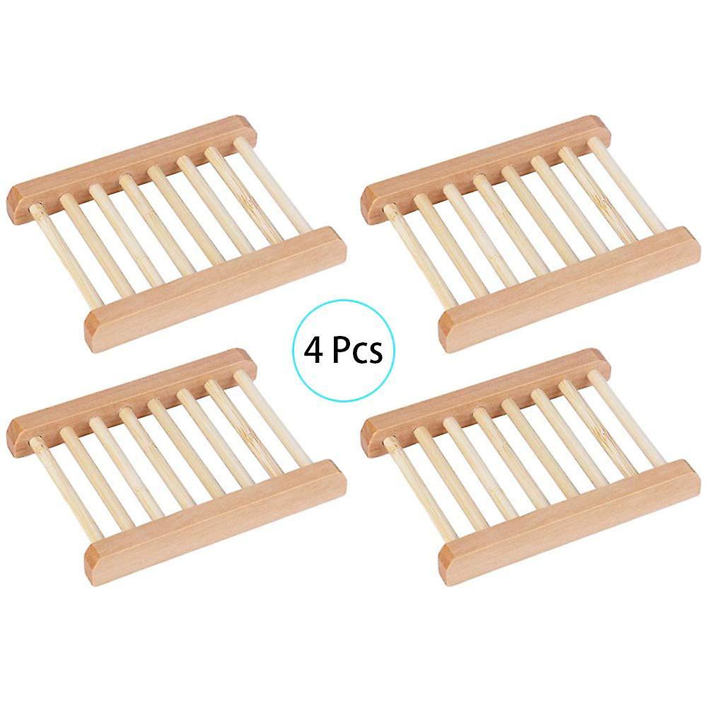 Natural Wood Soap Dish, Soap Holder Rack