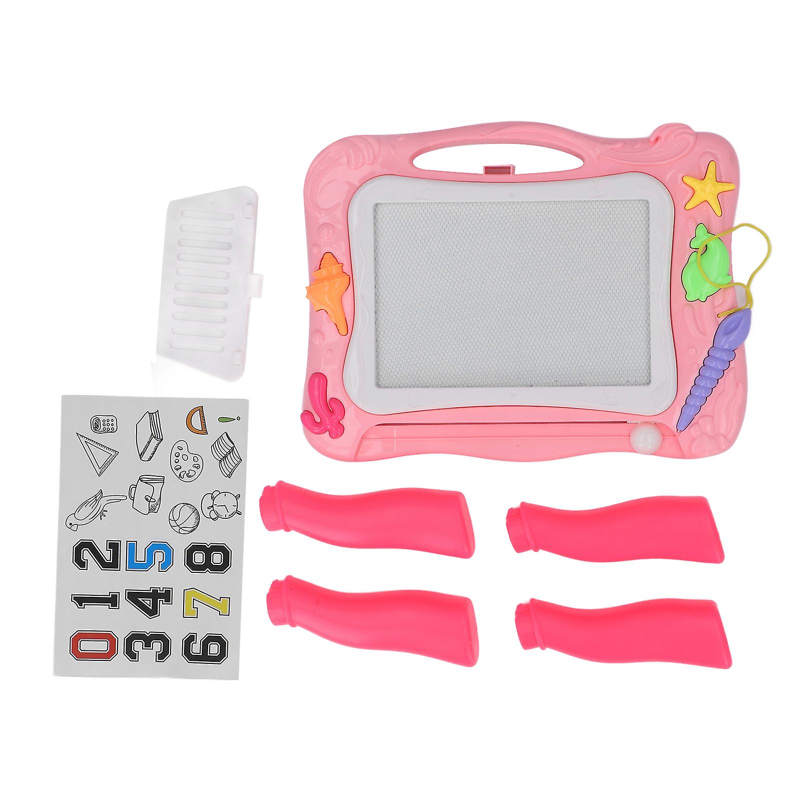 Magnetic Drawing Board Table Foldable Portable Erasable Writing Sketch Pad with Detachable Legs for DIY Gifts Toys