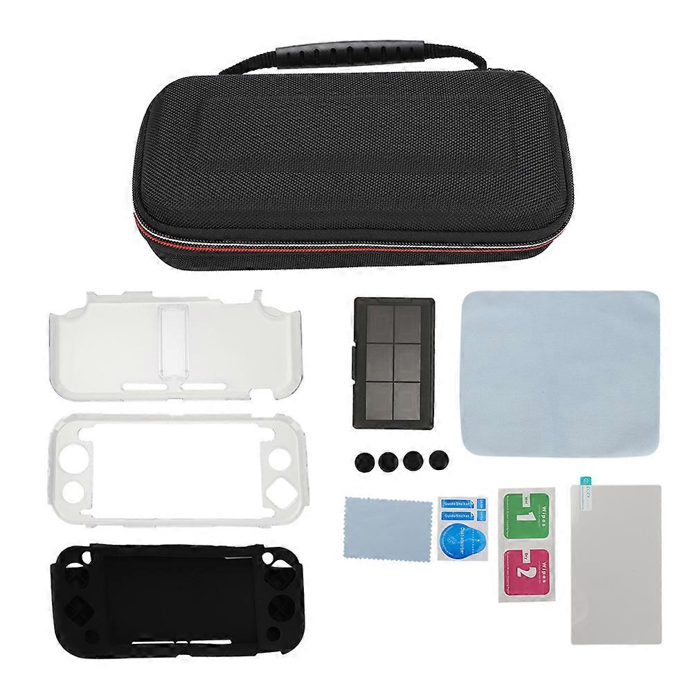 Portable 10-in-1 Storage Bag & Protective Case Set for Switch Lite Gamepad Accessories