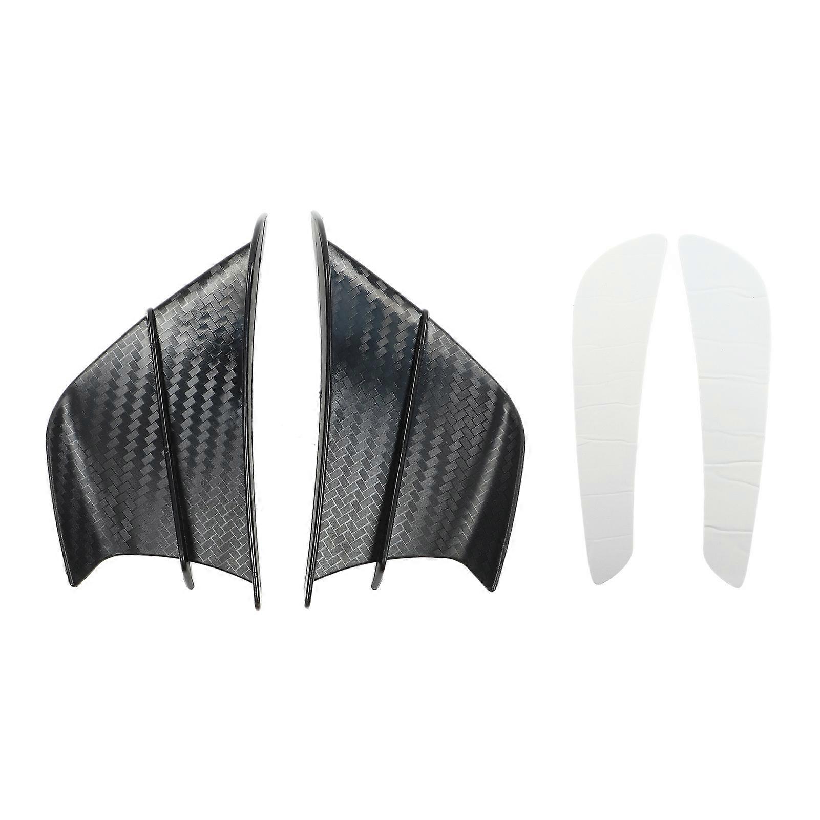 1 Pair Carbon Fiber Motorcycle Aerodynamic Winglets for Ninja 400, Ninja 250, Z900, Z1000