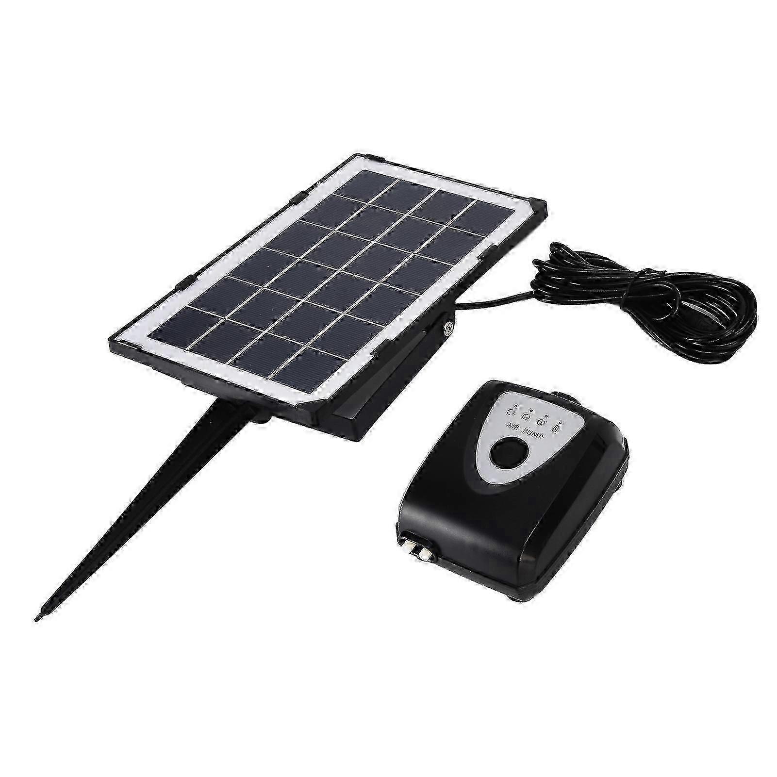 Solar Oxygen Pump AP008 6V 3.5W Low Pressure Aeration Kit