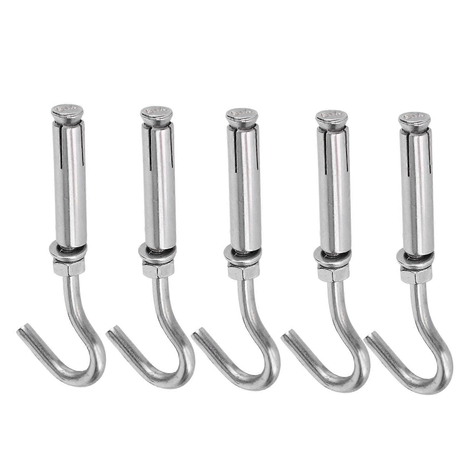 304 Stainless Steel M6 Expansion Hook, Anti-Rust Durable Loop