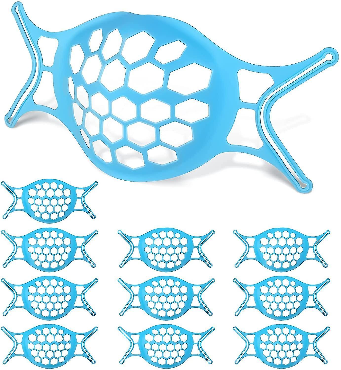 Face Mask Bracket for Comfortable Mouth Cover blue