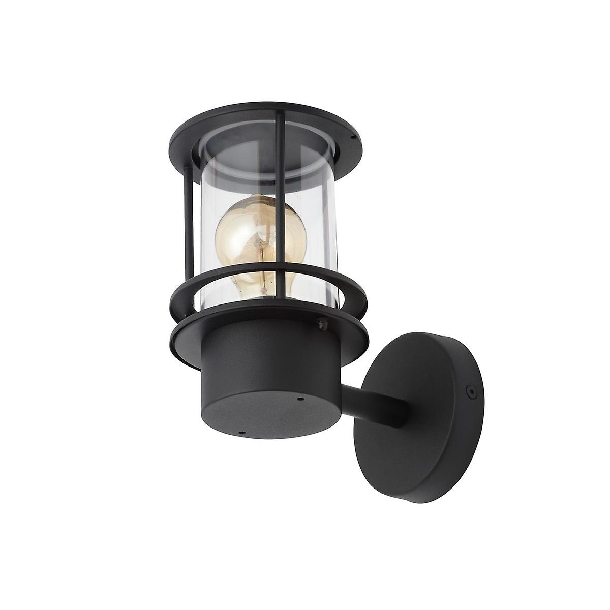 Leonis Outdoor Wall Lantern Black IP44