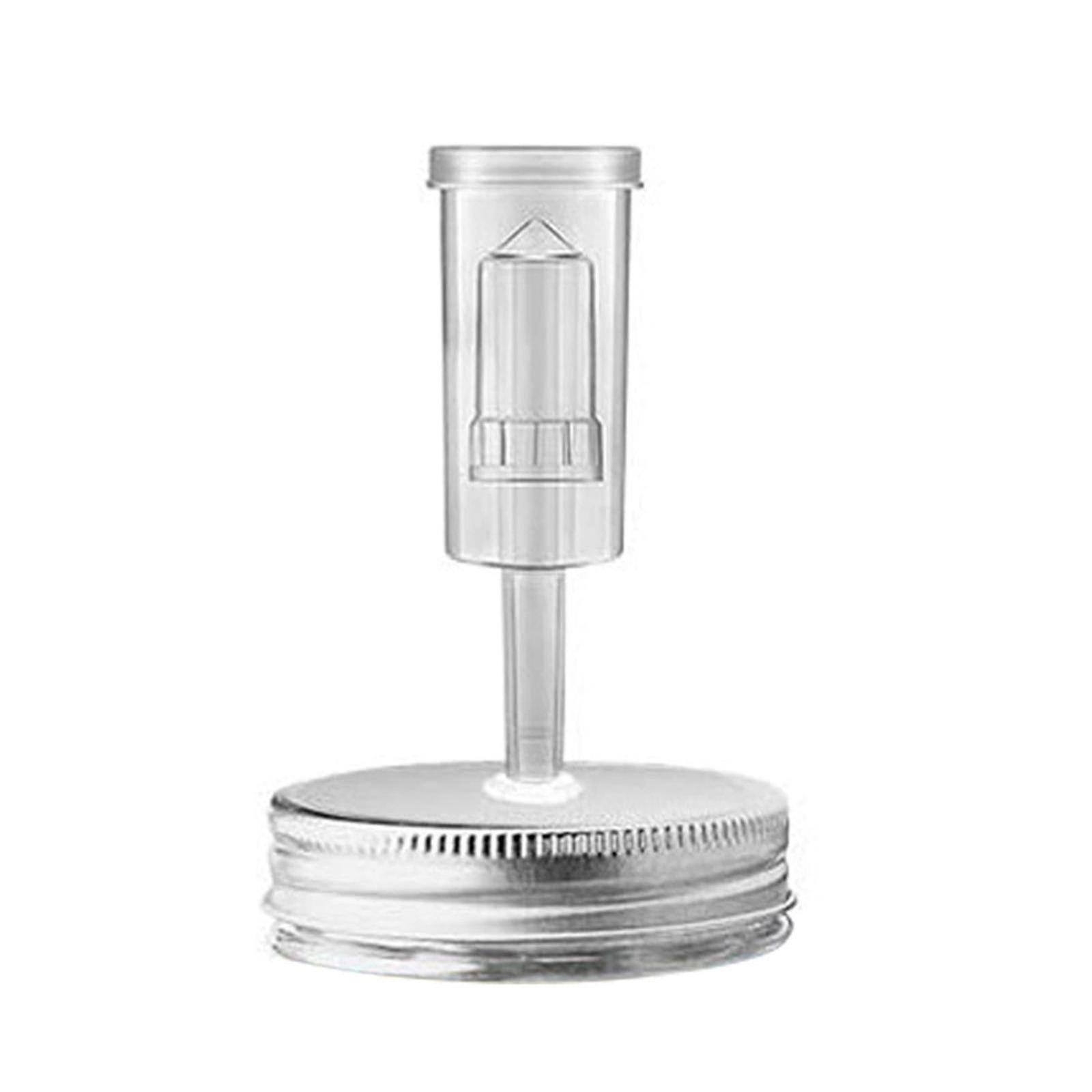Ευρύ στόμα Mason Jar Set Wirh καπάκι ζύμωσης και Airlock οικιακές προμήθειες κουζίνας-hy