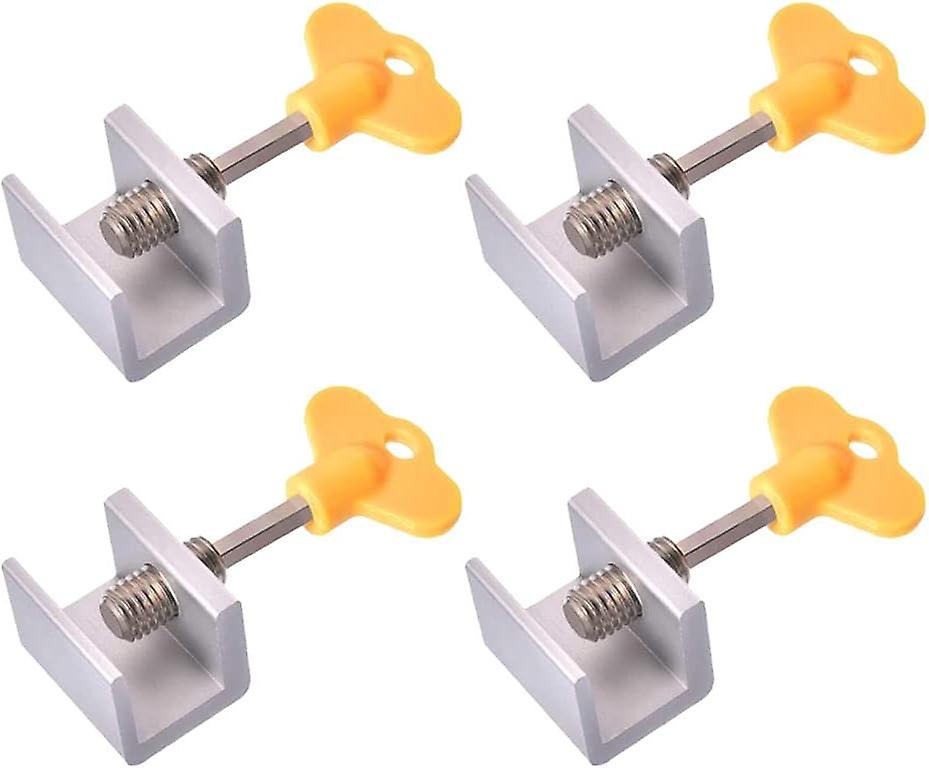 4-piece sliding door lock set