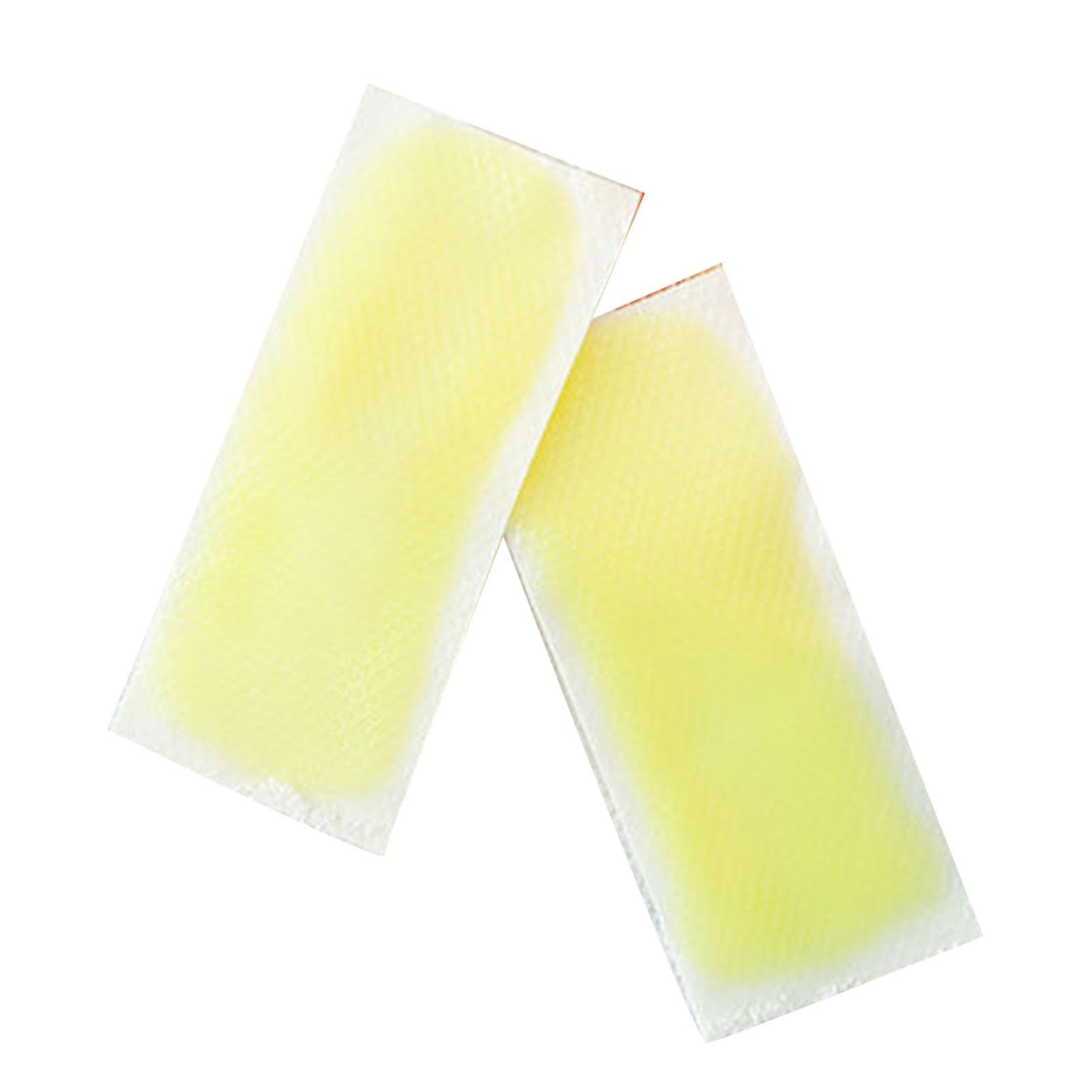 20 Sheets Cooling Patches Rapid Cooling Portable Cooling Soft Gel Sheets for Fever Summer Travel Pineapple Flavor 