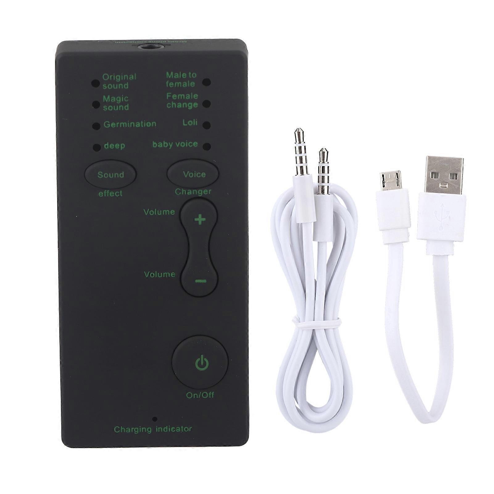 300mah/3.7V Mobile Phone Webcast Live Sound Card External USB Voice Changer