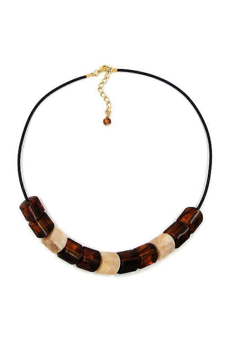 Necklace Beads Brown 45cm - Gl02249