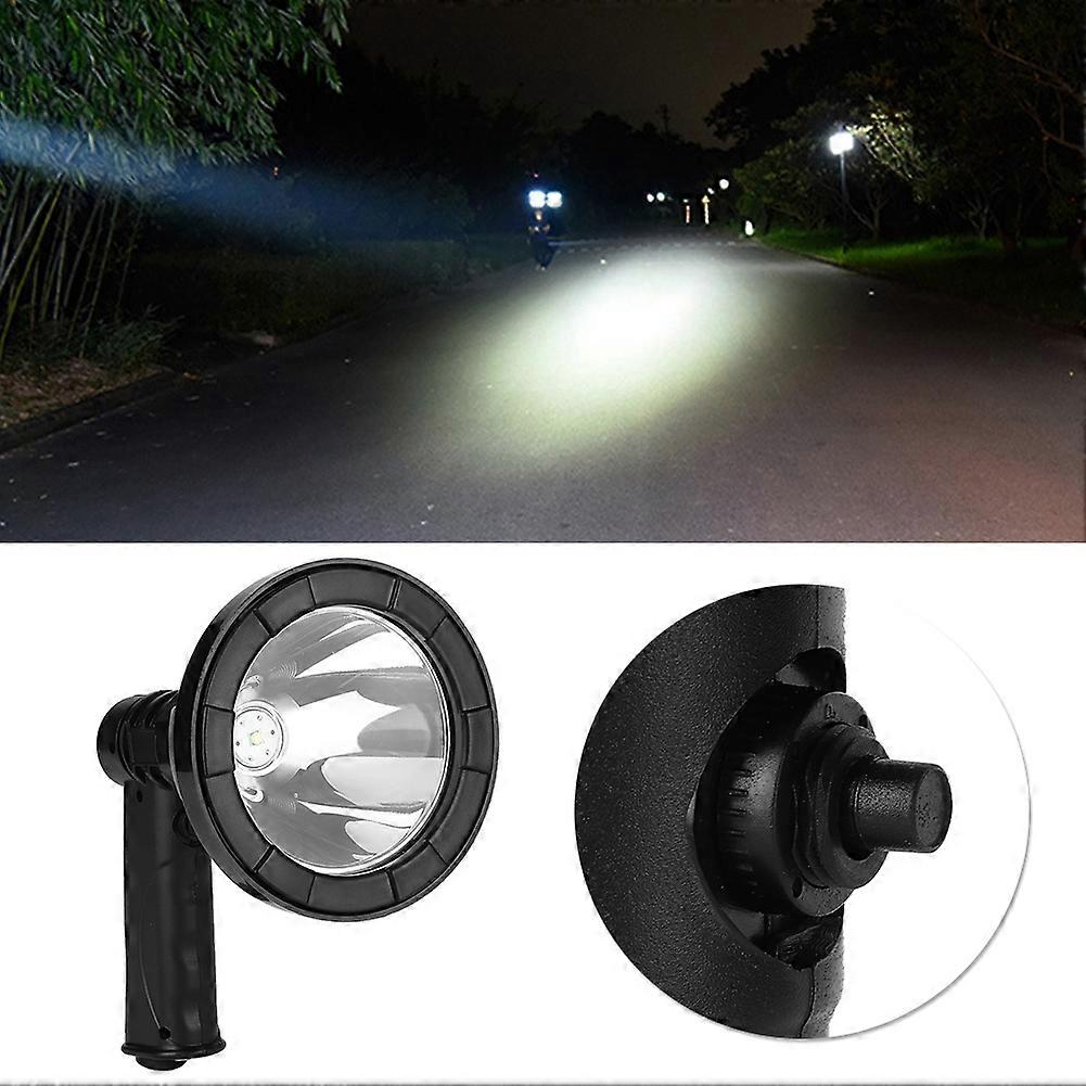 35W 5-Inch LED Handheld Flashlight for Outdoor Camping and Emergency Use with UK Plug