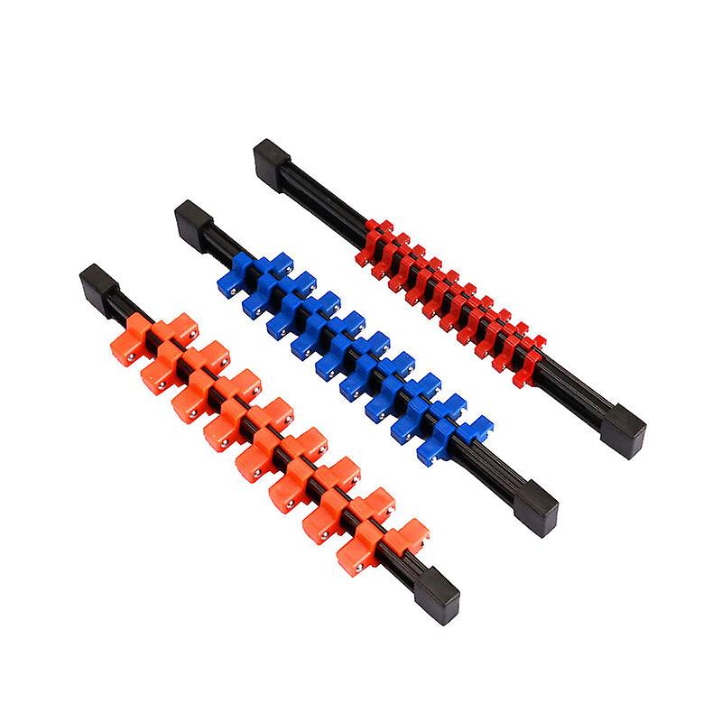 3/6Pcs Double-sided Socket Holder Plastic Socket Holder 1/2-3/8-1/4 Universal Socket Holder