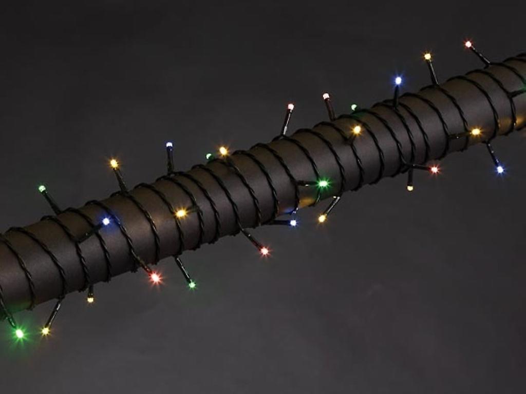 Wega Led - 12 M - 80 multicolor bulbs - Green wire - 24 V
