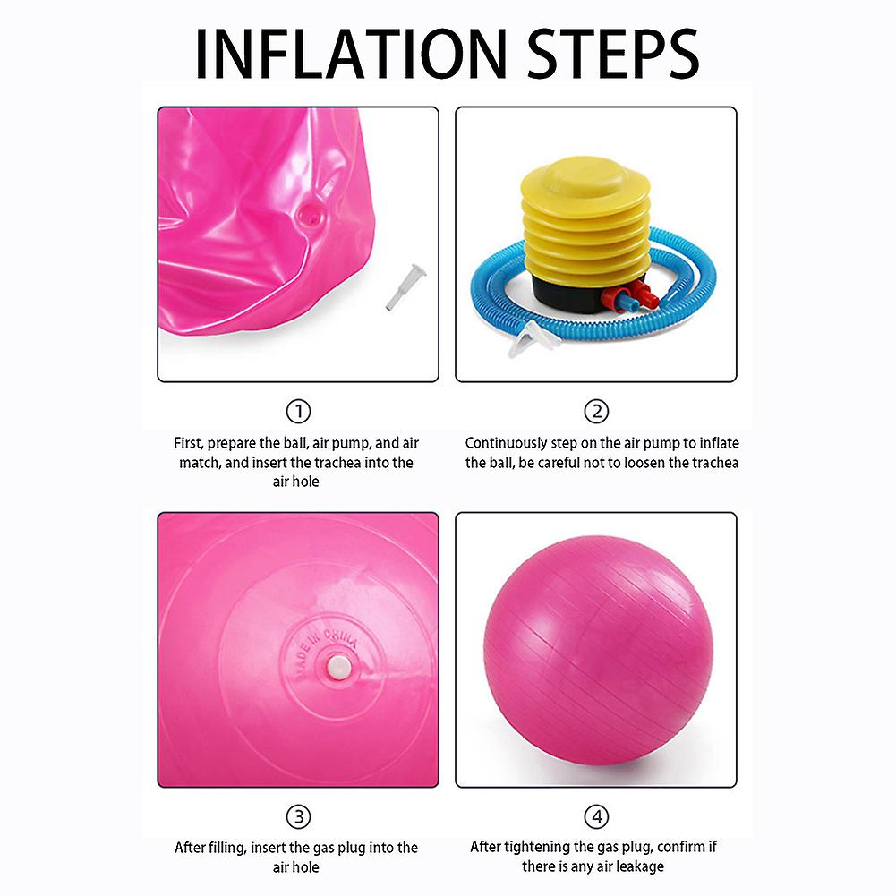 Somersault Ball with Detachable Strap Explosion-proof Fitness Ball for Workout