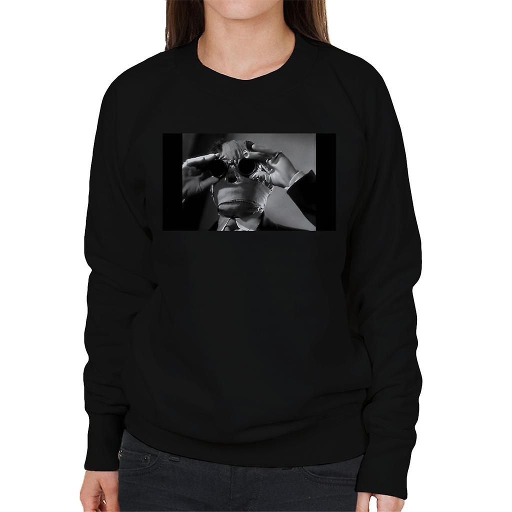 The Invisible Man Touching Glasses Women's Sweatshirt