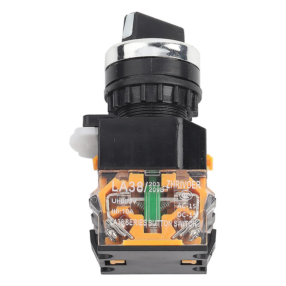 3 Position 2NO Maintained Select Selector Switch Rotary Switch LA38-20X3