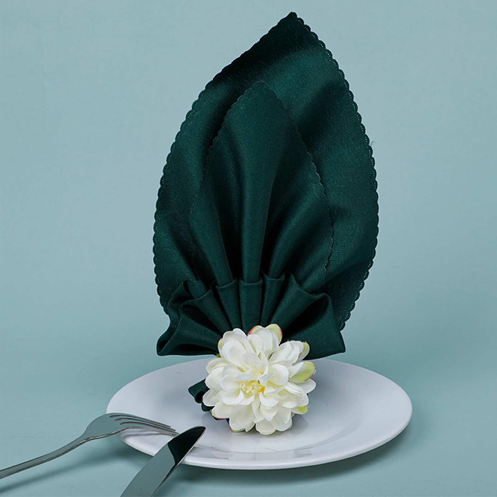 Handmade Artificial Chrysanthemum Napkin Rings for Elegant Table Decor