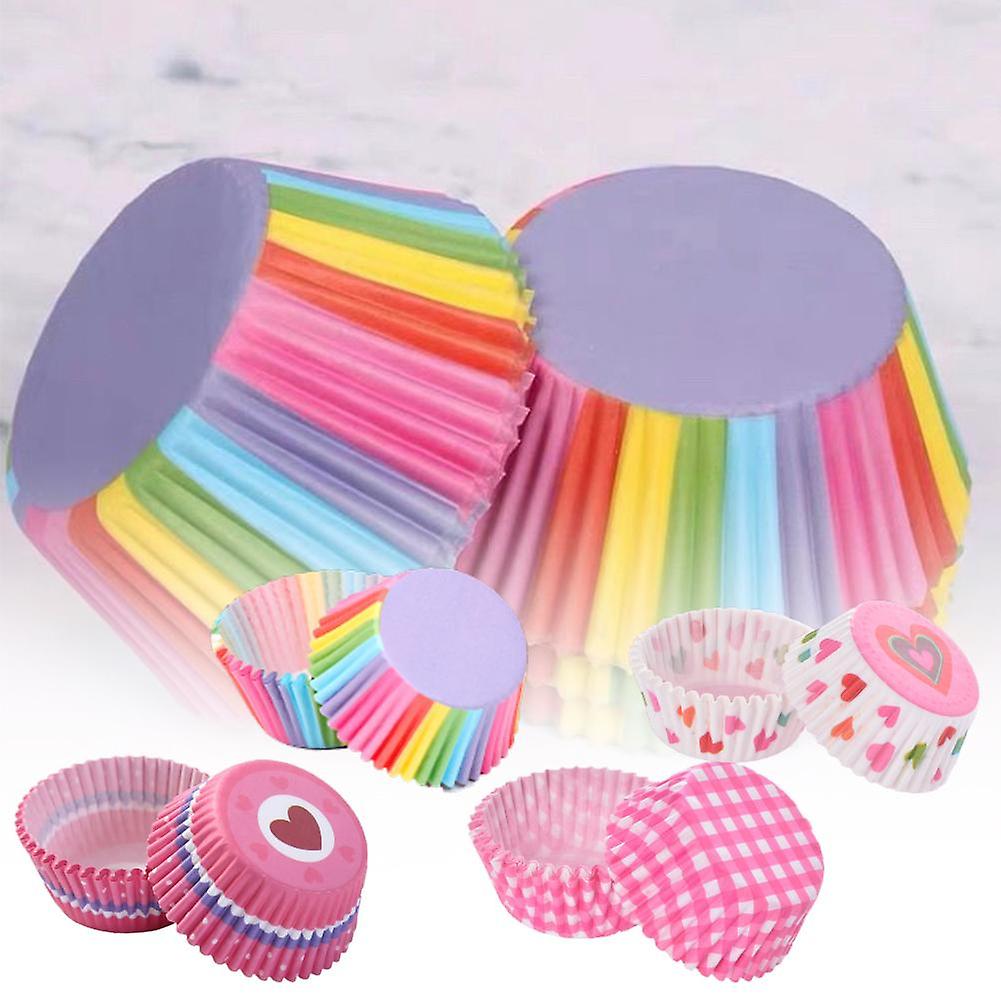 Quality Paper Cupcake & Muffin Cases - 100Pcs Baking Cups