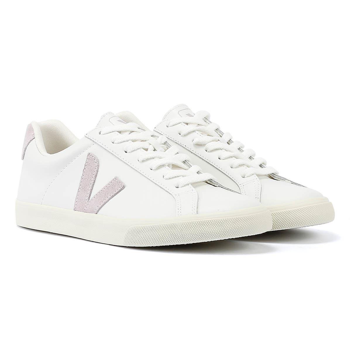 Veja Esplar Leather Women's White/Pink Trainers