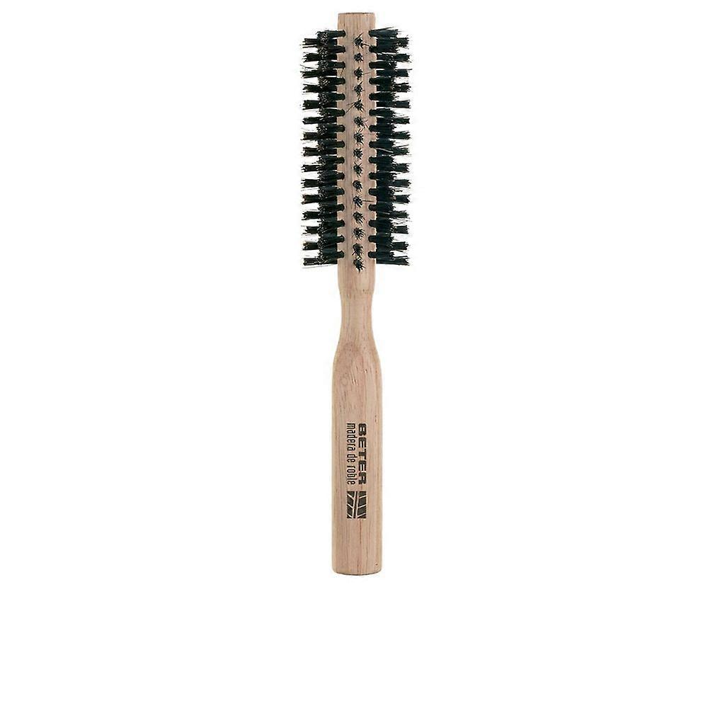 BETER ROUND BRUSH mixed bristles wood handle oak 40 mm
