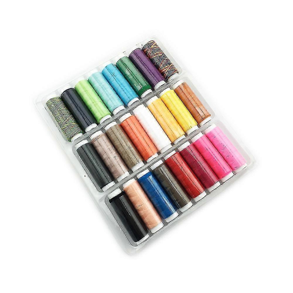 24 colori Filo per cucire a mano di alta qualità Filo per cucire a mano Fili per cucire bobine