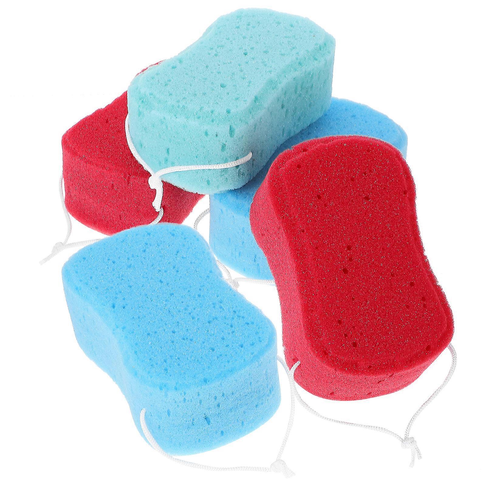5Pcs Body Shower Sponge Creative Bathing Sponge Body Cleaner Random Color