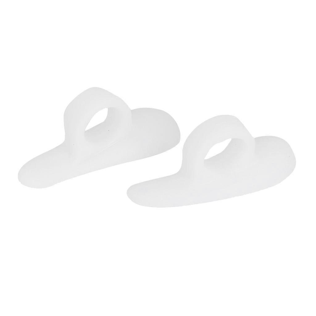 2pcs Soft Gel Toe Crests Hammer Claw Mallet Toes Aid Toe Support Toe Prop