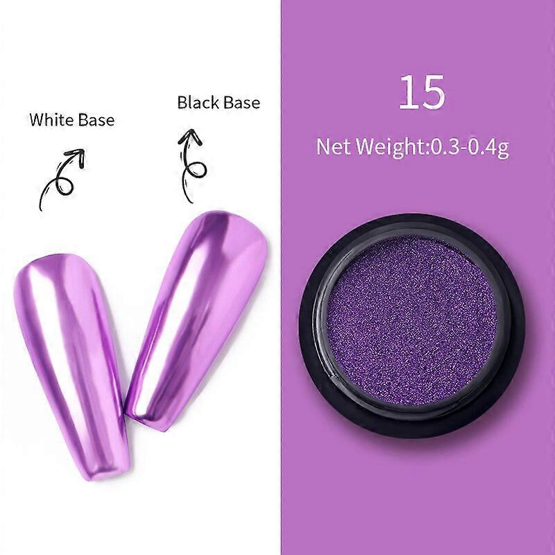 ネイルミラーパウダーエアクッションマジックペンソリッドグリッタークロームローズゴールドシルバーカラーメタリックダスト顔料ネイルアートアクセサリーB15