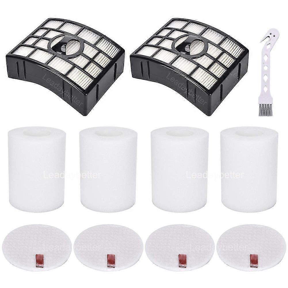 2 HEPA + 4 Foam & Felt Filters for Vacuum Cleaner, Compare RV1001AE RV101 Replacemen