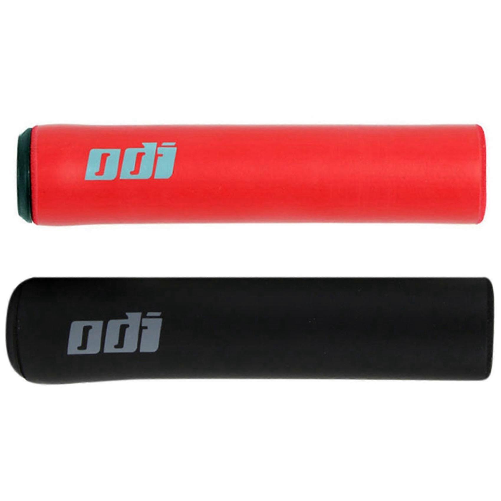 Odi 2 Pair Bicycle Grip Silicone Handlebar Grips Shock-absorbing Soft Mountain Bicycle Grip - Red