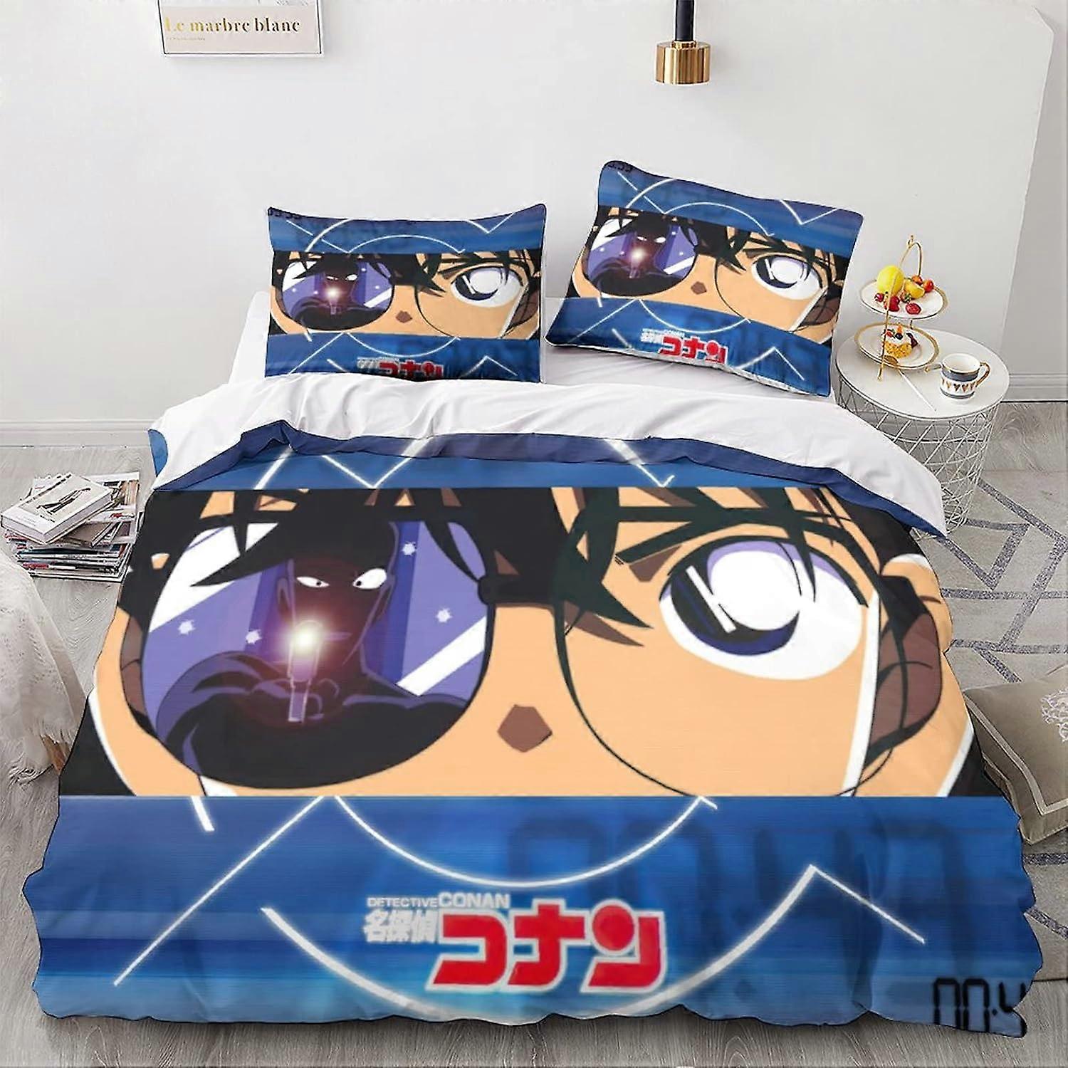 名探偵コナン　寝具　セット 名探偵コナン 布団カバー シーツ 枕カバー 3点セット - メルカリ