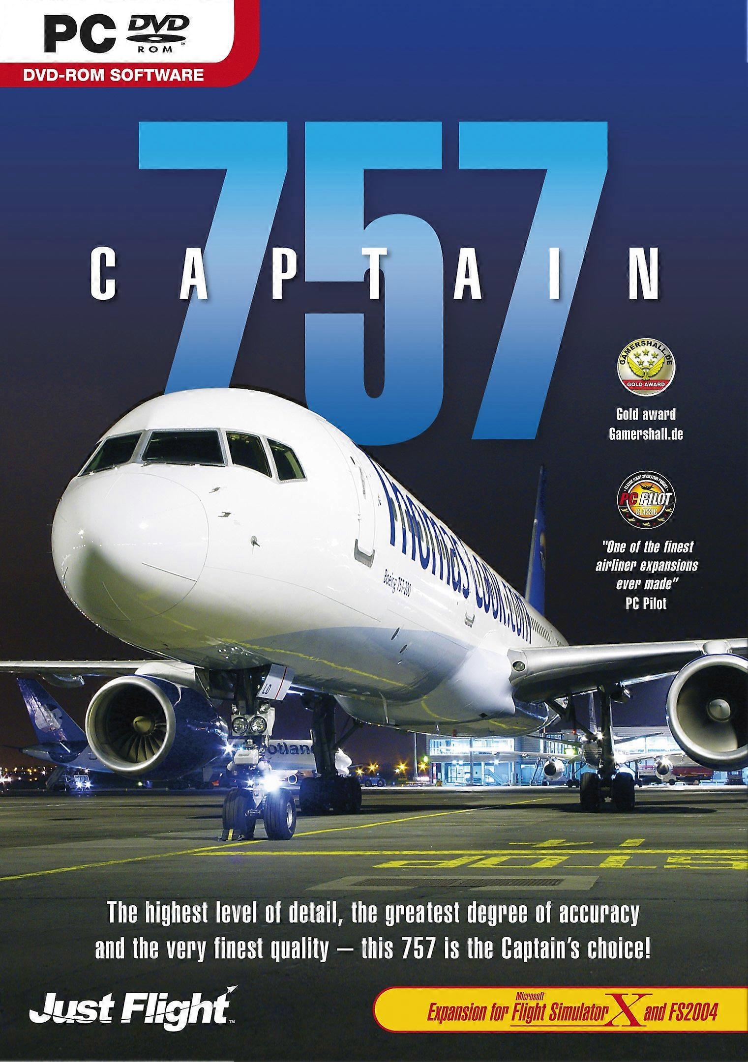 757 Captain Add-On for FSX and FS2004 (PC DVD) - New & Sealed
