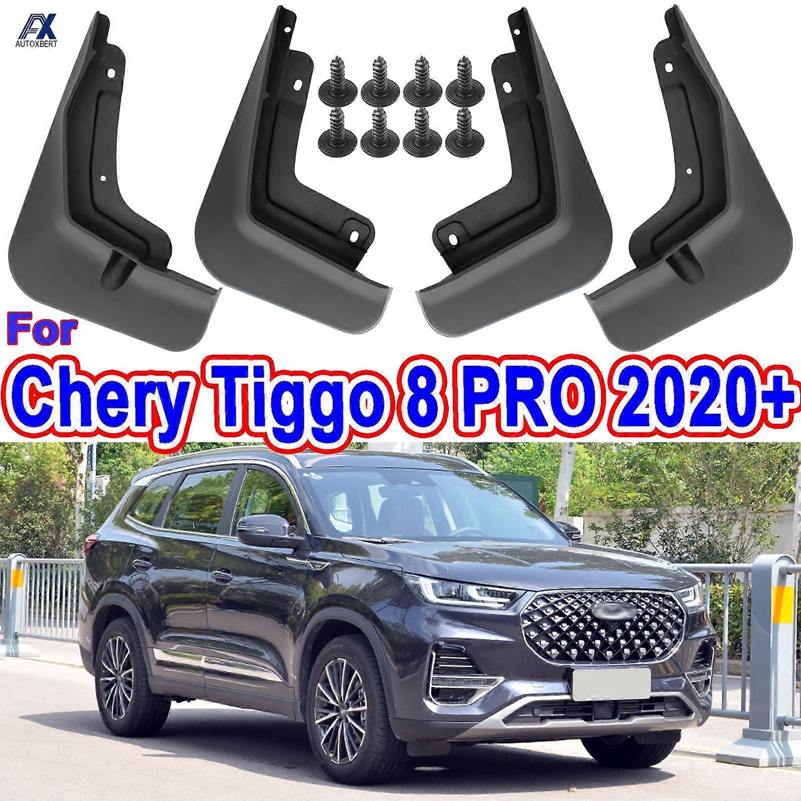 4Pcs For Chery Tiggo 8 Pro Plus 2020 2023 Mudflaps Mud Guards Flaps Splash Guards Mudguards Fender Front Rear Wheel Accessories