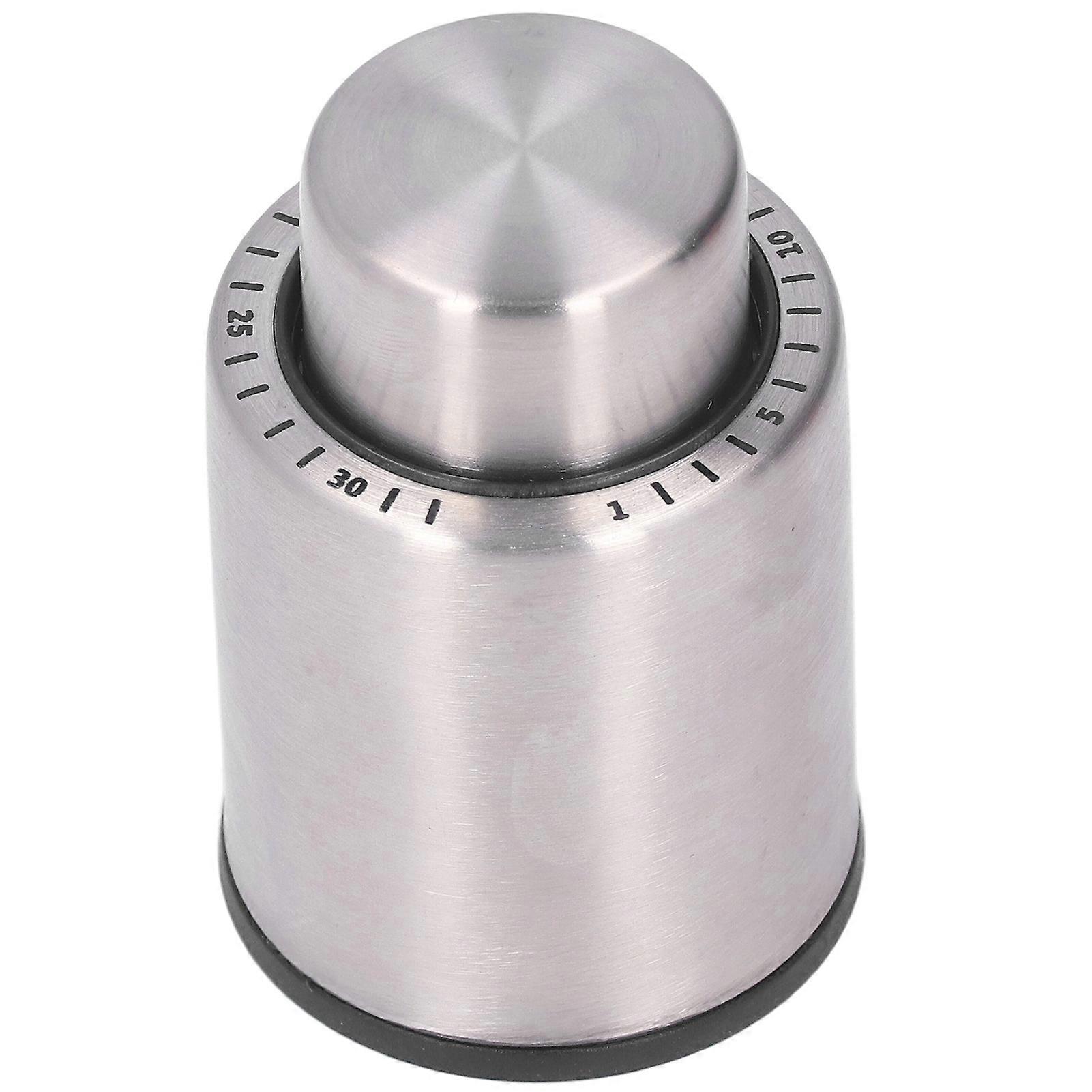 Wine Bottle Vacuum Stoppers Sealer Reusable Preserver Leak Proof Press Type Corks Silver