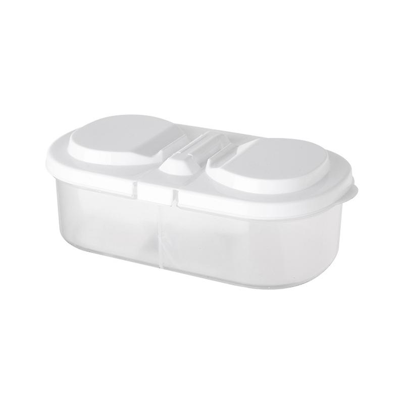 Double compartment with lid kitchen refrigerator plastic food multigrain sealed jargreen