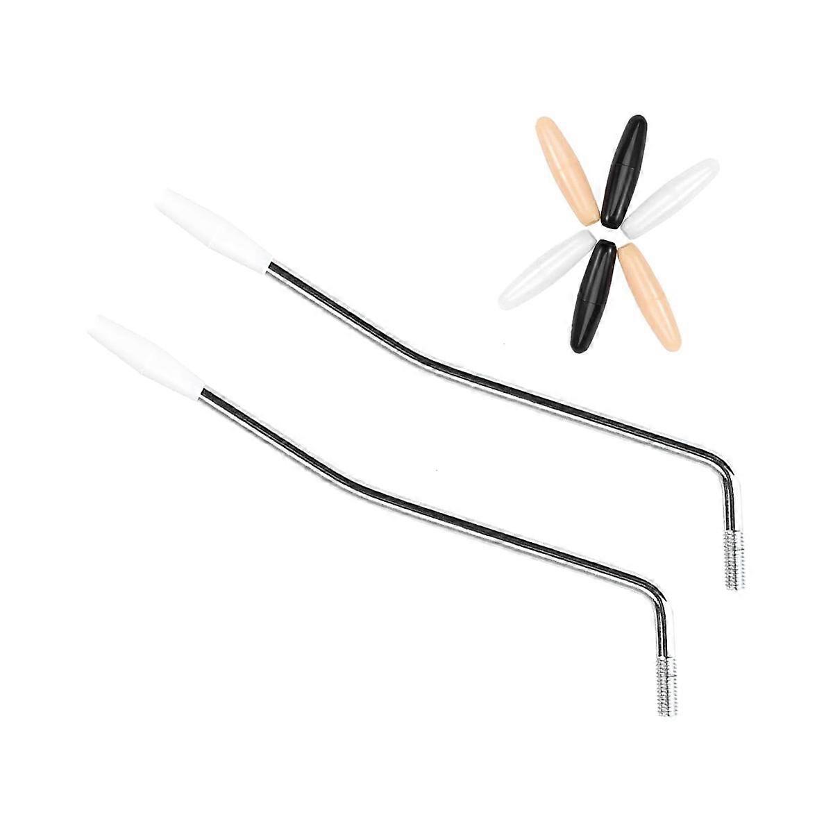 2 Pieces 5/6Mm Thread Tremolo Arm Whammy Bar,Metal Tremolo Arm with Tip for Electric Guitar Tremolo System