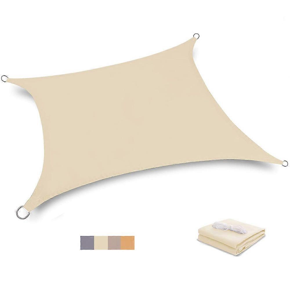 Waterproof Polyester Square Rectangle Shade Sail garden terrace Canopy swimming Sun shade Camping Hiking Yard sail awning