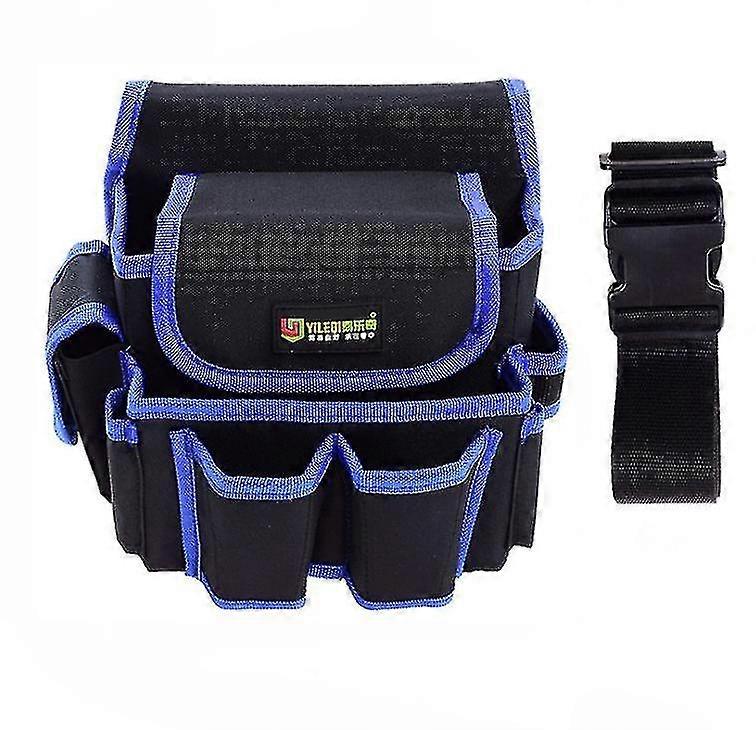 Cht-Multi-Pockets Tool Bag Waist Pockets Carrying Pouch Electrician Tool Bags Oganizer Rivet Fixed Tools Bag