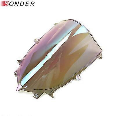 R6 2017 2018 Windshield Windscreen Double Bubble For Yamaha YZF-R6 600 17 18 Motorcycle PC Plastic Black Racing Screen