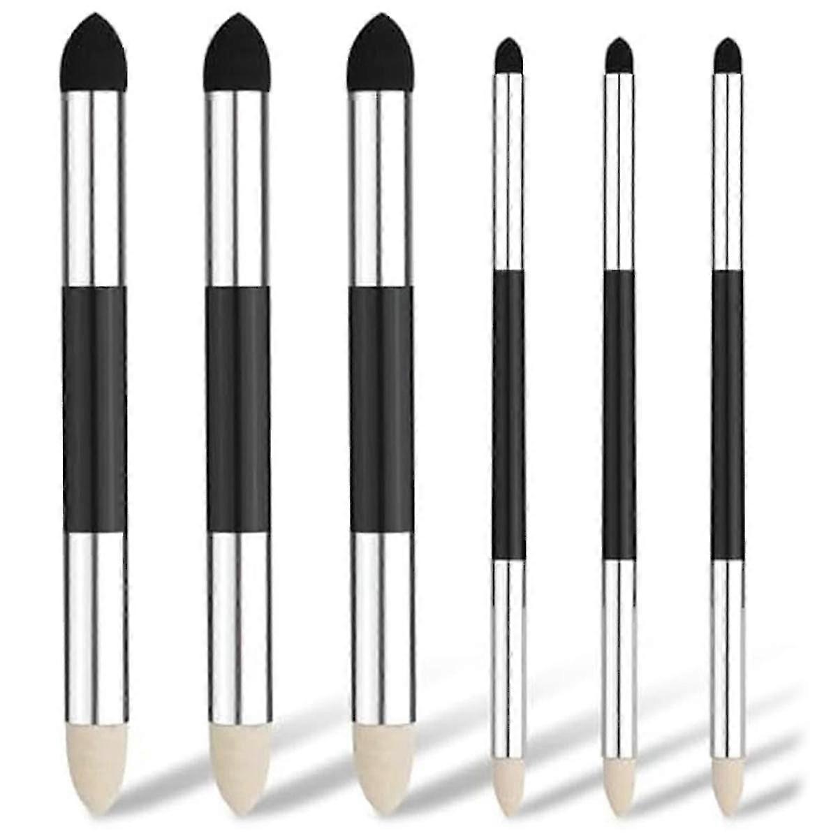 6Pcs Artist Blending Sponge Pen,Double-Headed Blending Stump Pencil Sketch Brush Drawing Foam Blend