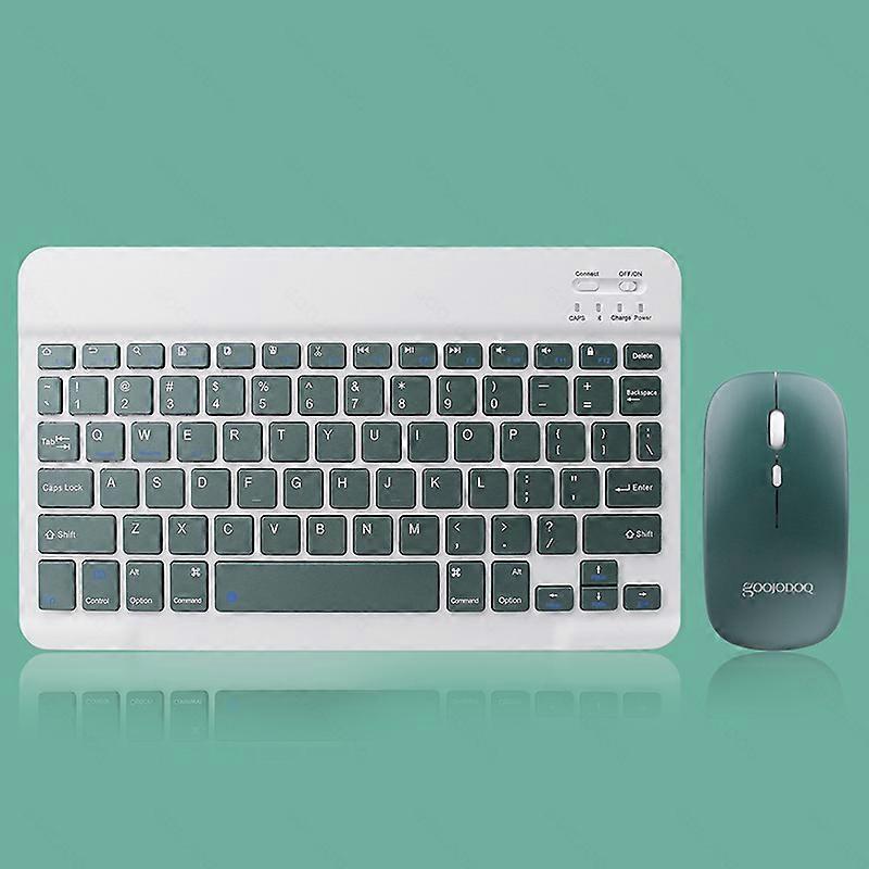 Ensemble de souris clavier compatible Bluetooth sans fil léger portable pour IOS Android Phone Tablet
