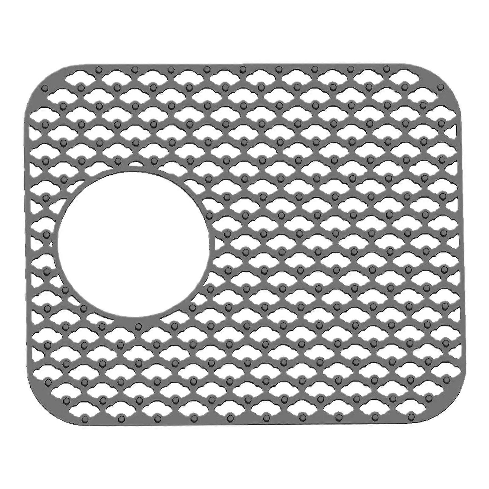 Silicone Sink Protector Foldable Non-Slip Sink Mat Grid Accessory for Kitchen