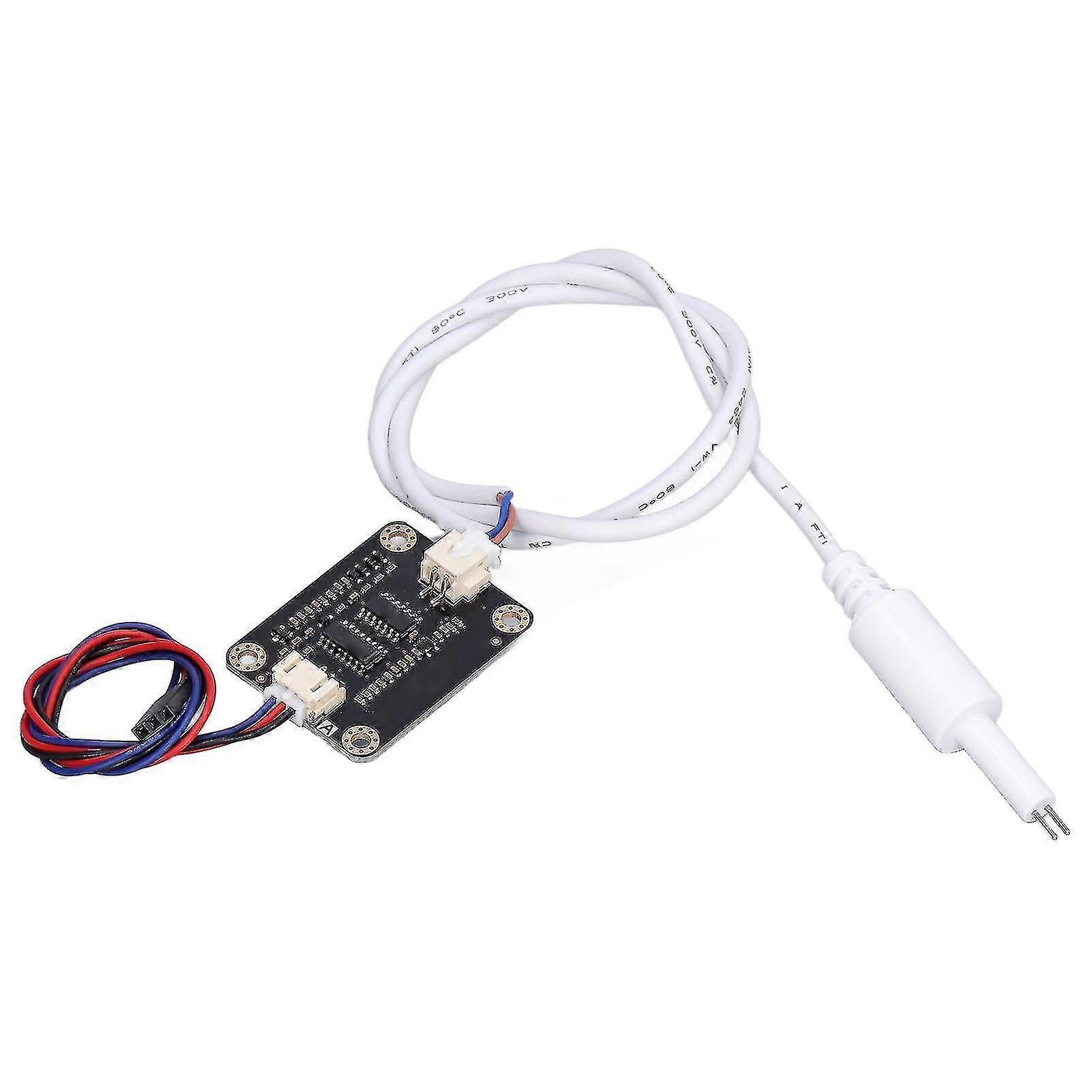 Water conductivity sensor pcb water monitoring sensors module with waterproof probe for hydroponics