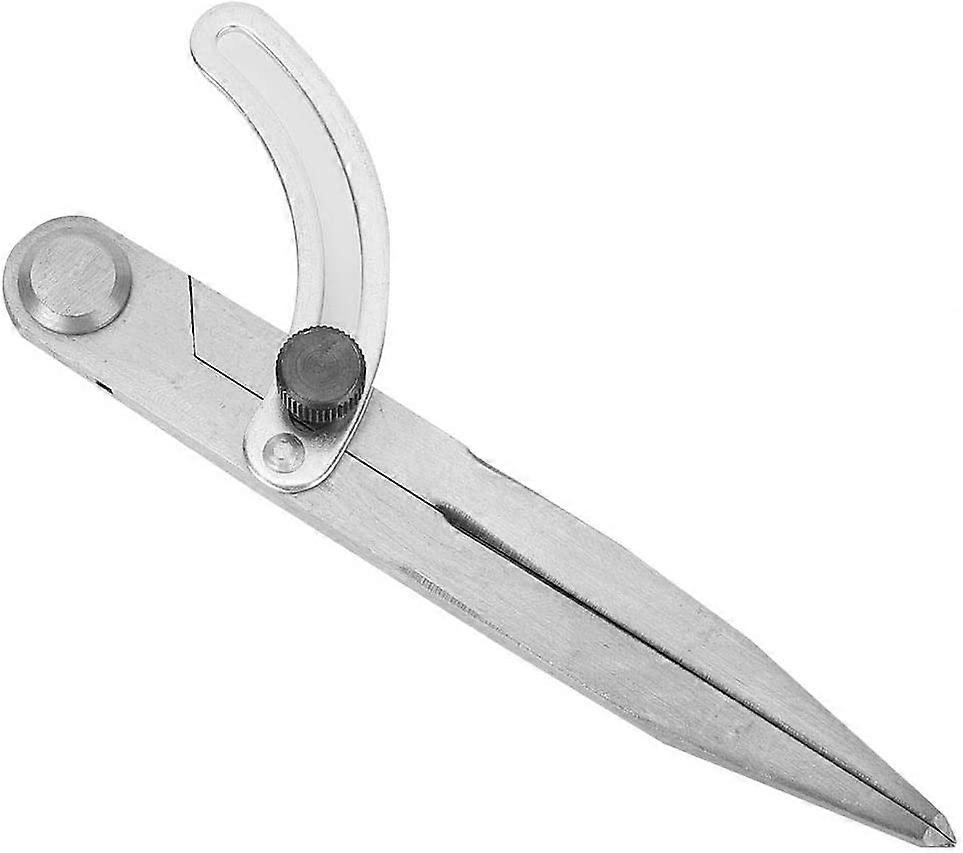 ZK-Inch Professional Compass Tool Adjustable Lockable Steel Divider Leather Compass For Precision Compass Author Geometric Drawing