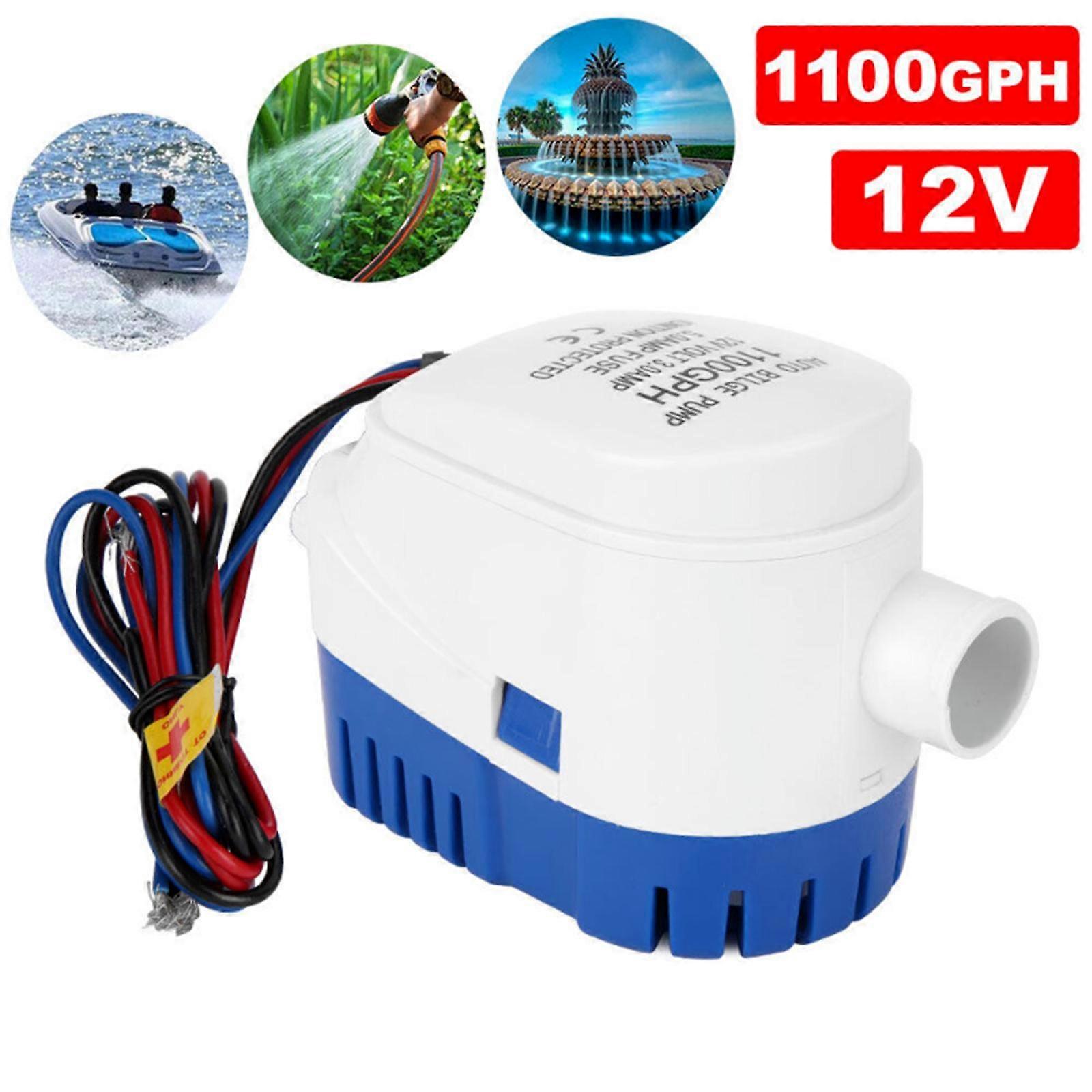 Automatic 12V bilge pump - with internal float switch 2024 New