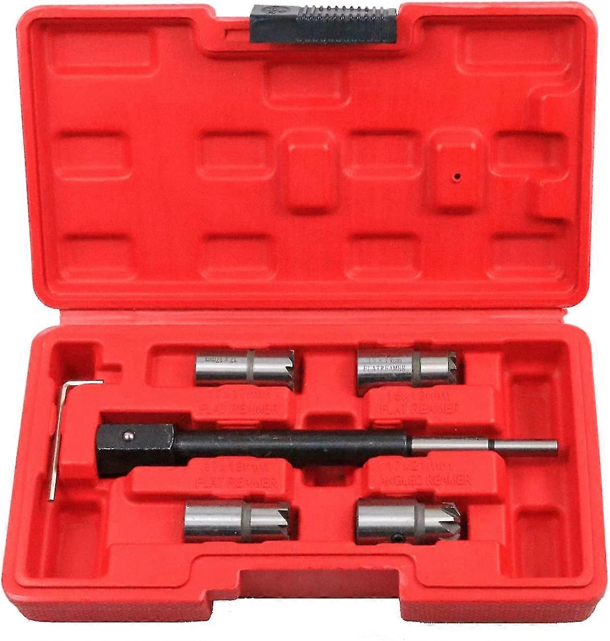 5pc Diesel Injecteur Siège Cutter Cleaner Tool Carbon Remover Compatible avec Bosch Delphi